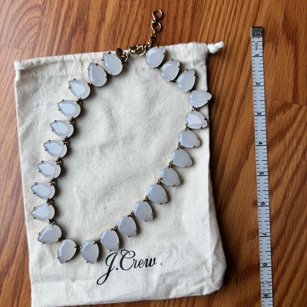 J. Crew White Statement Choker Necklace - Picture 4 of 5